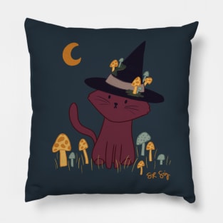 Witchy Cat Pillow