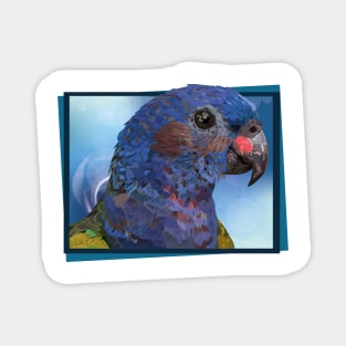 blue-headed parrot Magnet