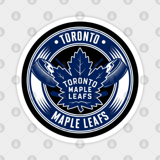 Toronto Maple Leafs Hockey Team Magnet by Polos