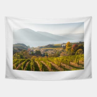 Autumn in the Vineyards at Naramata Bench Tapestry