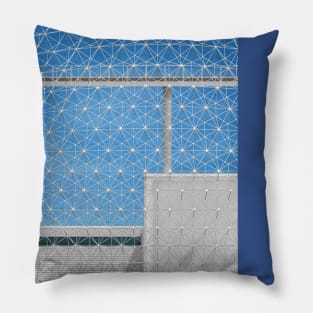 Buckminster Fuller Biosphere Architecture Drawing Pillow