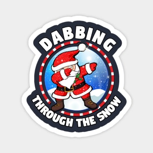 Dabbing Through The Snow Magnet