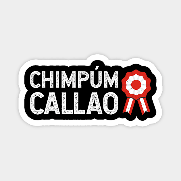 Chimpum Callao! Magnet by verde