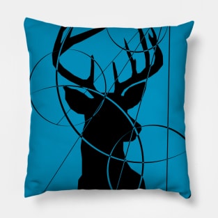 Deer vector Pillow