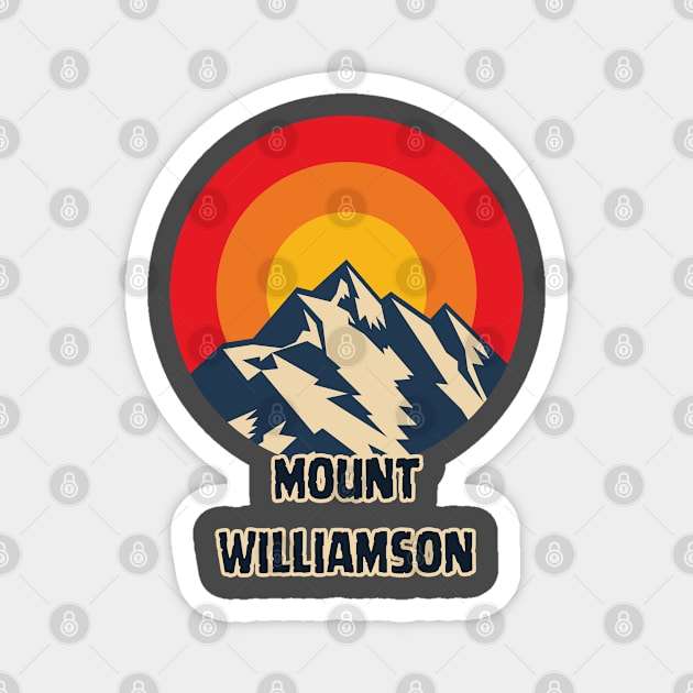 Mount Williamson Magnet by Canada Cities