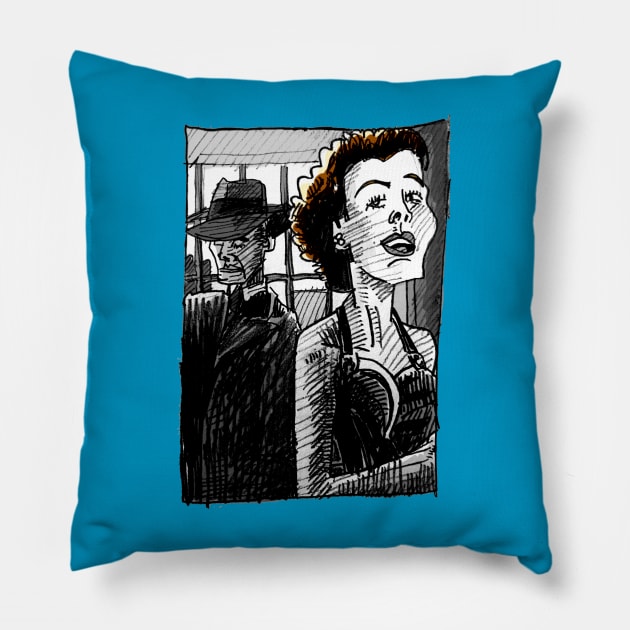 Noir Window Pillow by SPINADELIC