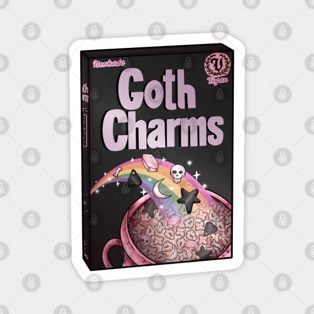 Goth Charms Magnet by chiaraLBart