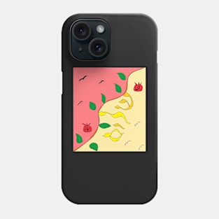 Shalom in the Vine light colors Phone Case