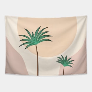 Tall Palms in the Desert Tapestry