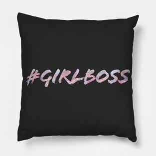 #GIRLBOSS HASHTAG GIRL BOSS Pillow