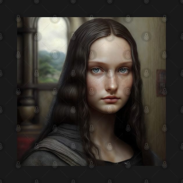 Mona Lisa Medieval Teen Portrait by unrealartwork