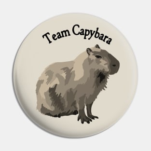 Team Capybara Pin