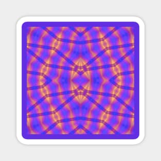 Psychedelic Geometric Pattern Magnet