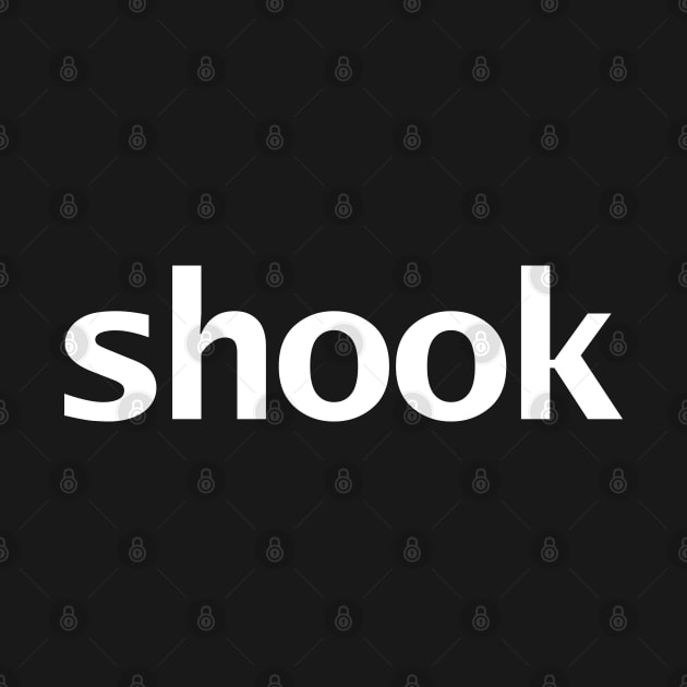 Shook Funny Typography by ellenhenryart