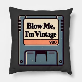 Vintage Cartridge Funny Pillow