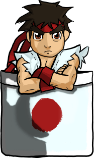 Street Fighter Pocket Pals - #1 Ryu Magnet
