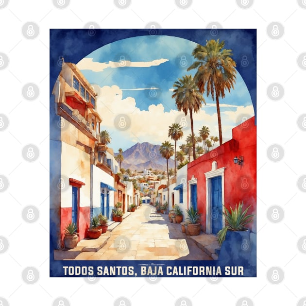 Todos Santos Baja California Sur Mexico Vintage Tourism Travel by TravelersGems