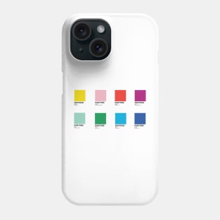 London Underground Colors Pantone pack Phone Case