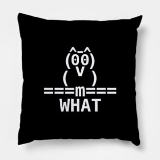 Ascii Owl Pillow