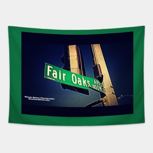 Fair Oaks Avenue, Pasadena, California by Mistah Wilson Tapestry