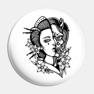 Geisha by Digent.ink Pin