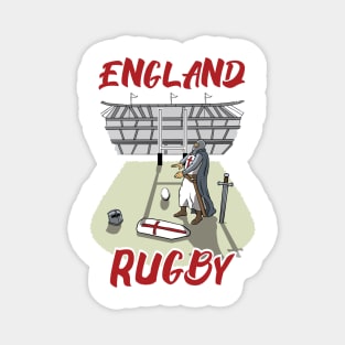 England 6 Nations Rugby Knight Rugby Fans Magnet