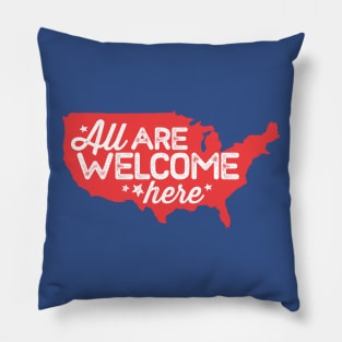 All Are Welcome Here Pillow