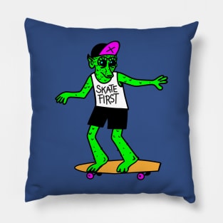 SKATE FIRST Pillow