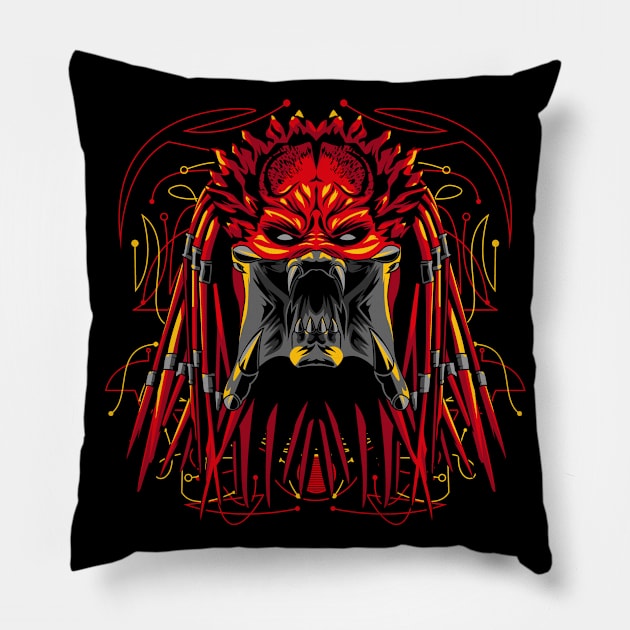 alien hunter Pillow by SHINIGAMII