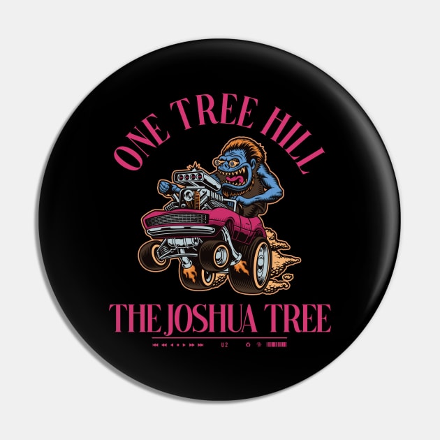One Tree Hill The Joshua Tree Pin by Rooscsbresundae