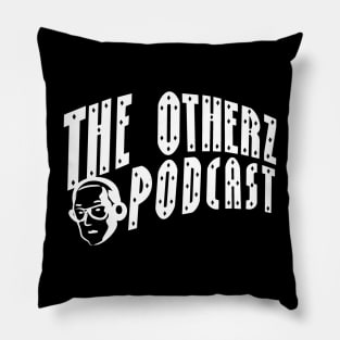 The Otherz Podcast SP curve logo (white) T-Shirt Pillow