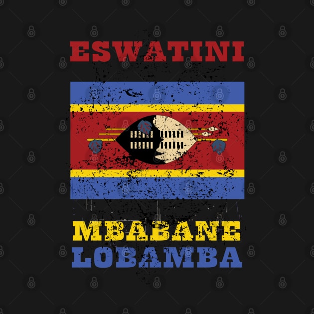 Flag of Eswatini by KewaleeTee