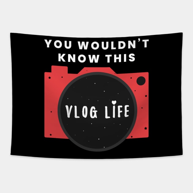Vlog Life Influencer Tapestry by CrissWild