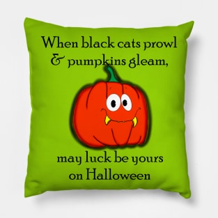 Pumpkin Vampire Pillow
