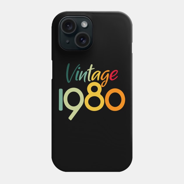 Vintage 1980 Phone Case by youki