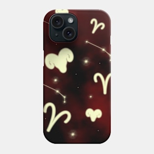 Aries Constellation Pattern Phone Case