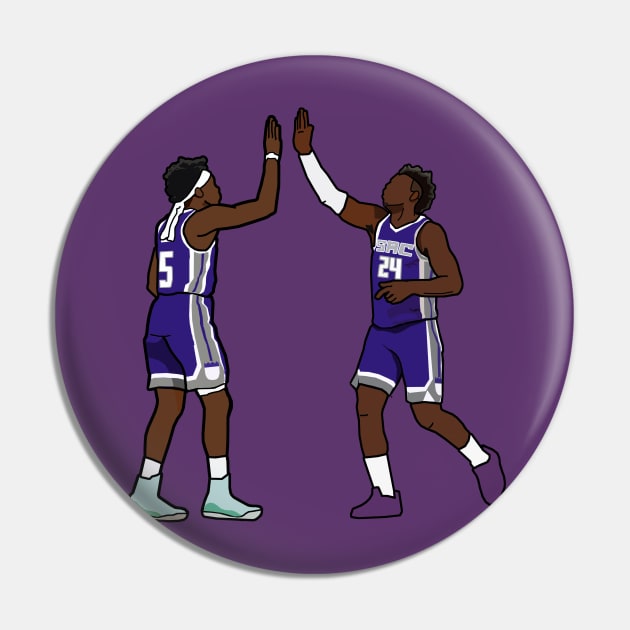 Deaaron Fox x Buddy Hield Sacramento Kings Pin by xavierjfong