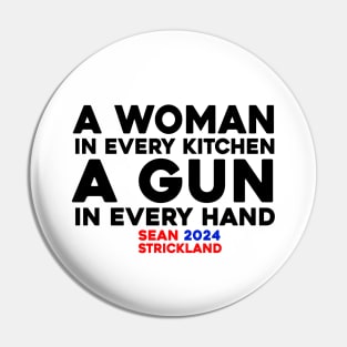 A Woman In Every Kitchen A Gun In Every Hand Pin