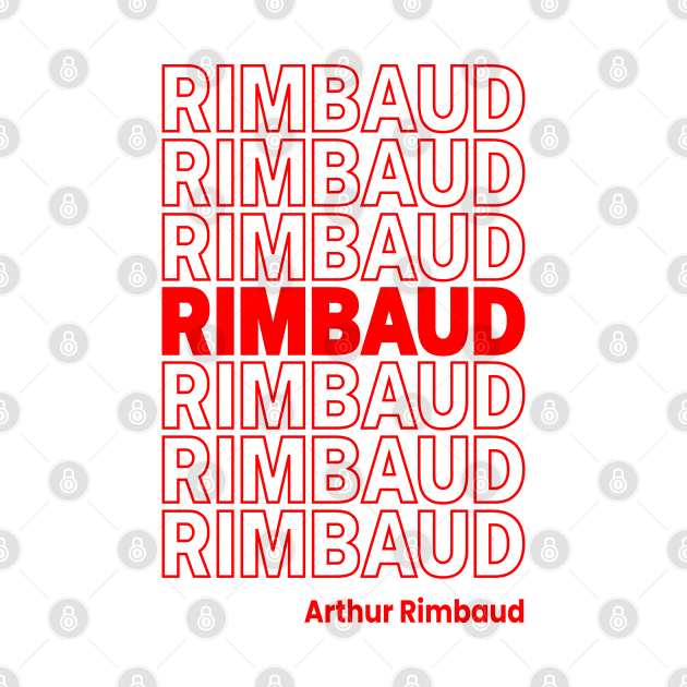 Arthur Rimbaud Thank You by Popular Objects™