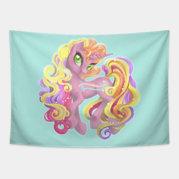 Stripes Pony Tapestry by PurpuraImperial14