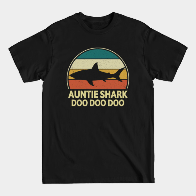 Disover Auntie Shark Shirt, Auntie Shark Tshirt,Auntie Gift,Aunt Shark Shirt