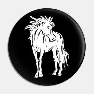 Horse Silhouette 1 Pin