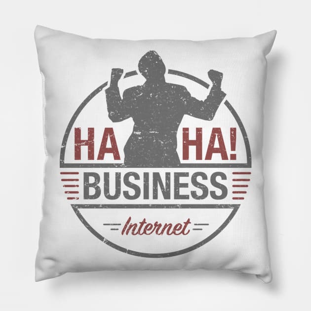 Haha Business Pillow by BeanePod