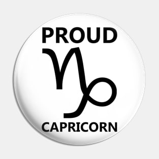 PROUD CAPRICORN Pin