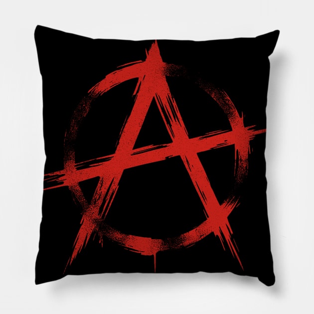 Anarchy: Defy the System Pillow by MetalByte