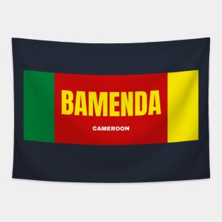 Bamenda City in Cameroon Flag Colors Tapestry