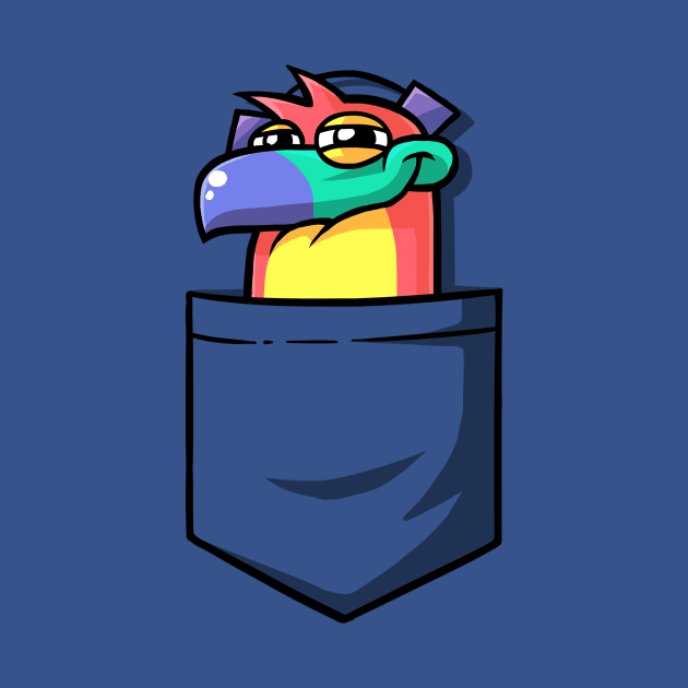 Smug Toucan Pocket by Touchan