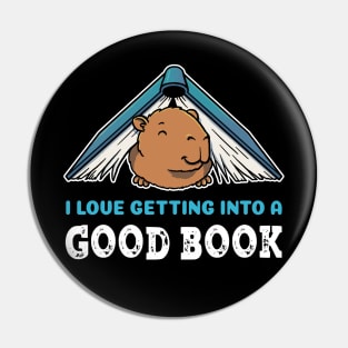 I love getting into a good book Pin