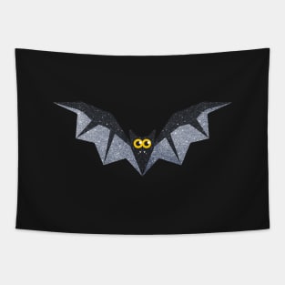 Sparkly Cute Halloween Bat Tapestry