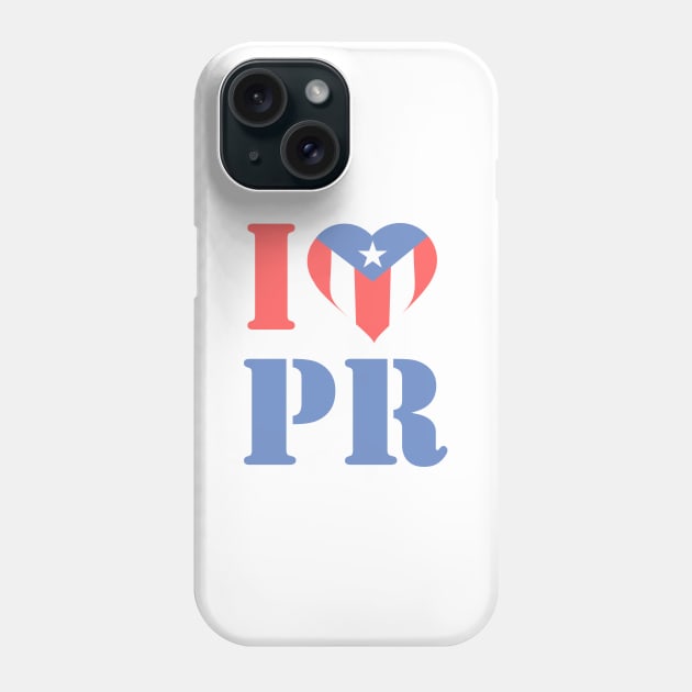 Puerto Rico Love Boricua Flag Heart Phone Case by bydarling